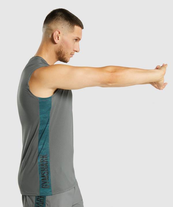 Panske Tielko Gymshark Sport Tmavo Siva | TS4872306